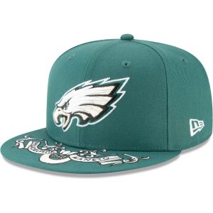 Philadelphia Eagles New Era Youth 2019 NFL Draft On-Stage 9FIFTY Adjustable Hat